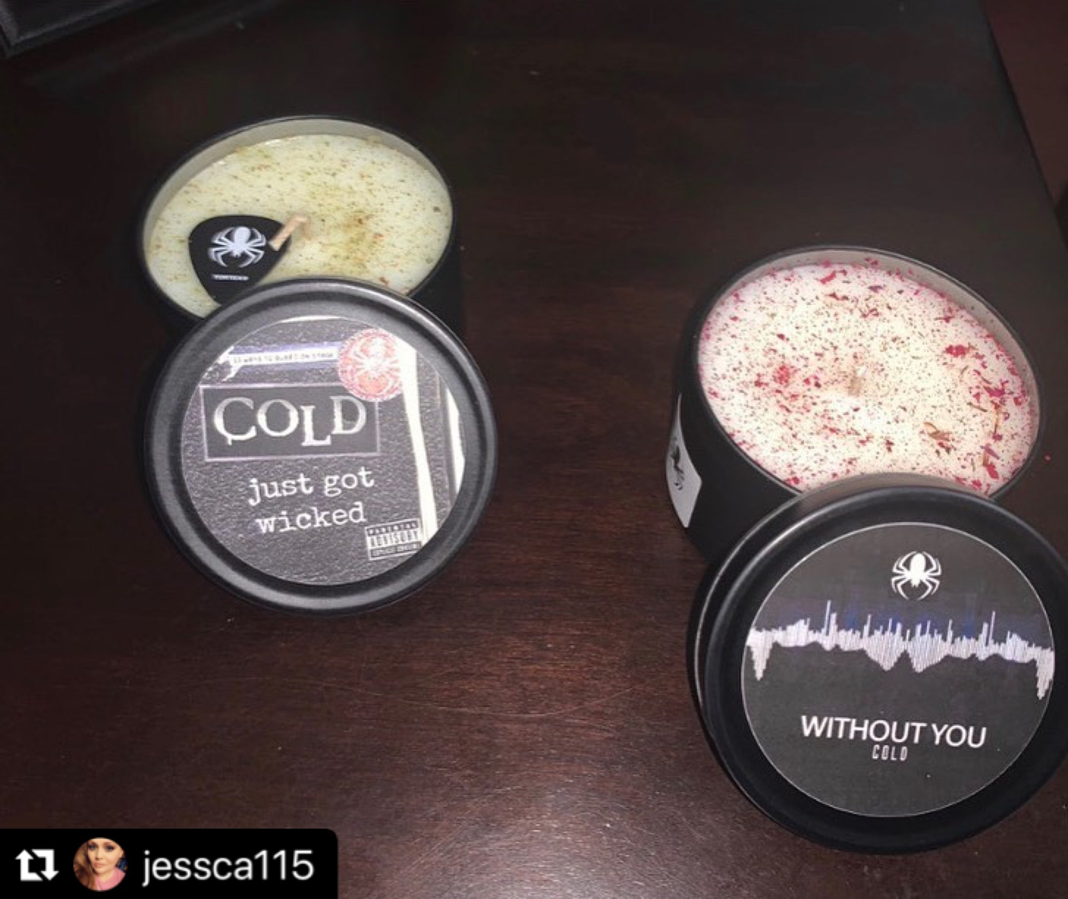 The Cold Music Candle Collection